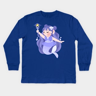 Magical Mermaid Kids Long Sleeve T-Shirt